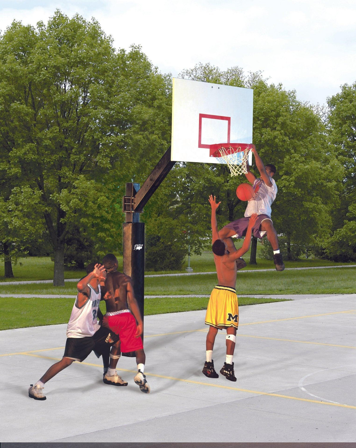 Bison Ultimate Steel Basketball System