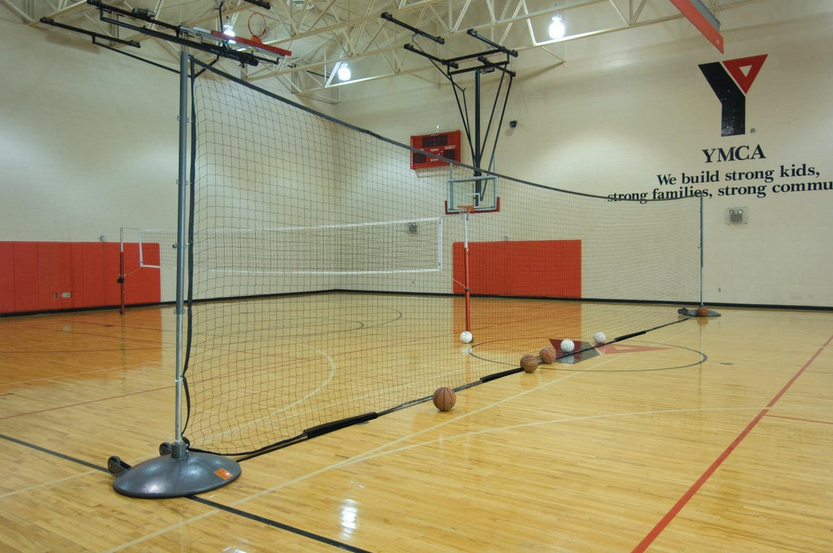 Bison 50-foot portable divider net system