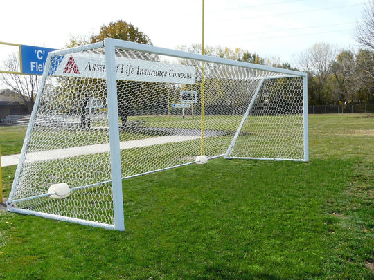 Bison All Aluminum No-Tip Portable Soccer Goals – Official Size