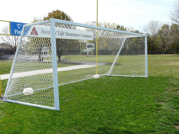 Bison All Aluminum No-Tip Portable Soccer Goals – Official Size