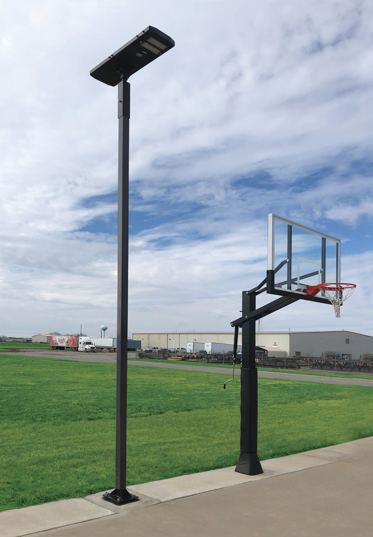 First Team Courtvision Solar Court Light
