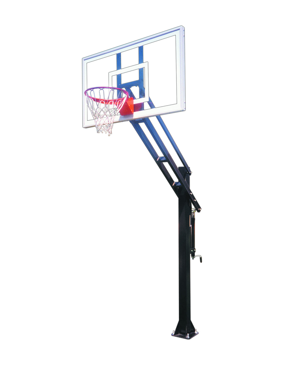 First Team Force Pro In-Ground Adjustable Basketball System