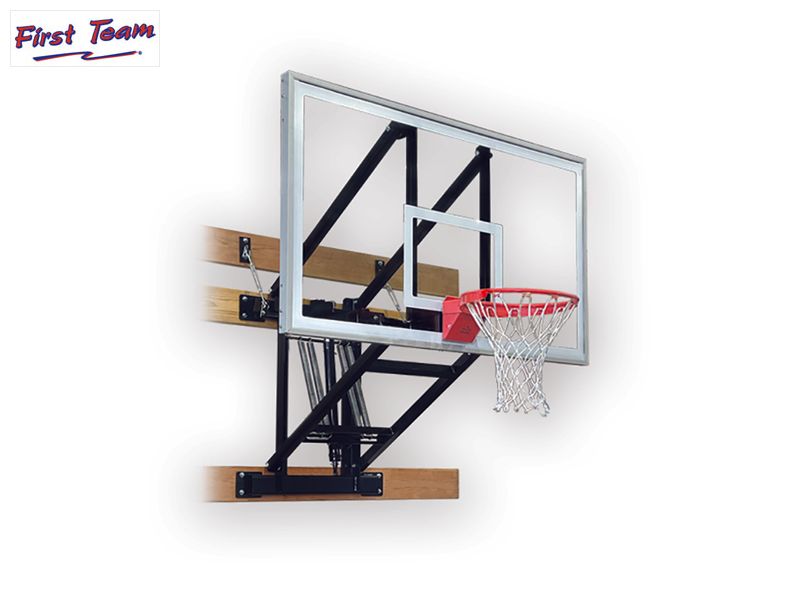 First Team WallMonster Arena adjustable wall-mount basketball system