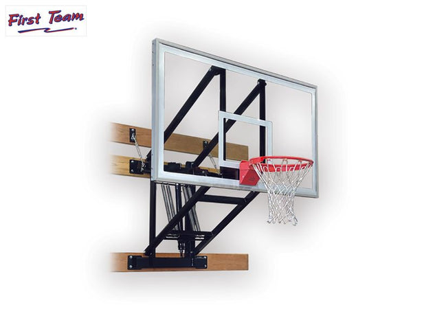 First Team WallMonster Arena adjustable wall-mount basketball system