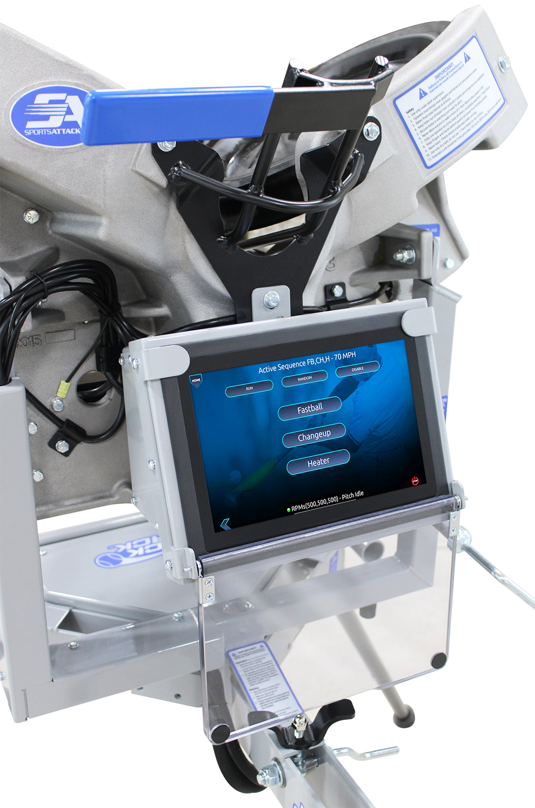 Sports Attack I-Hack Attack touchscreen controls